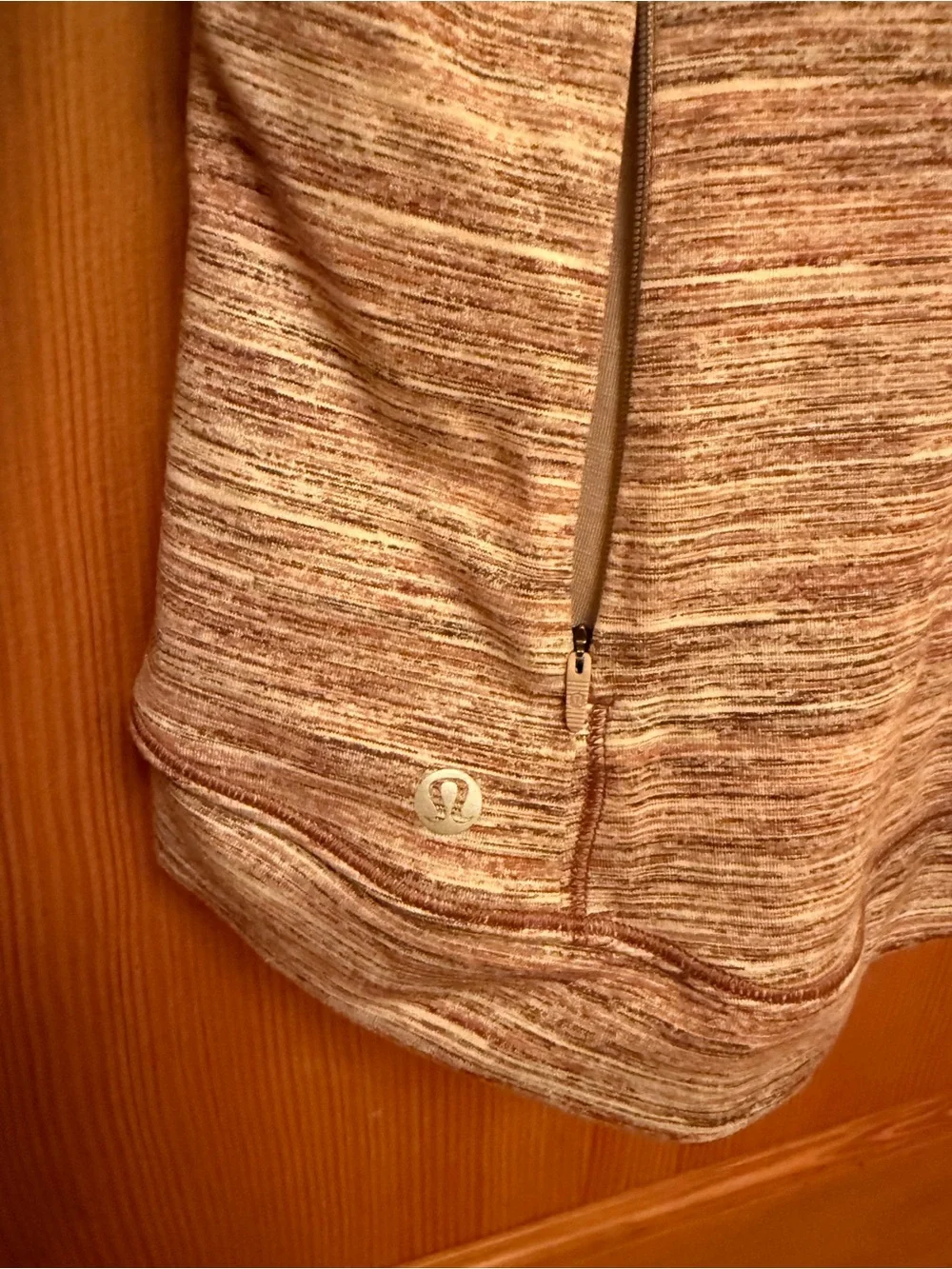 Lululemon Close to Crossing Long Sleeve Rulu Space Dye Camo Plumful Smoky Blush
